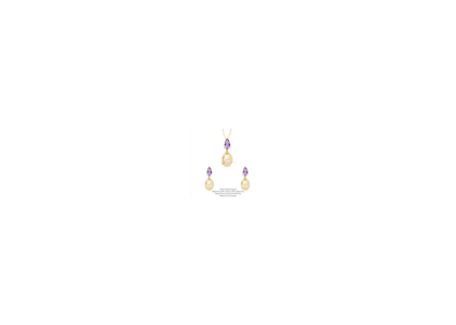 Gold Plated | Pearl Pendant Sets